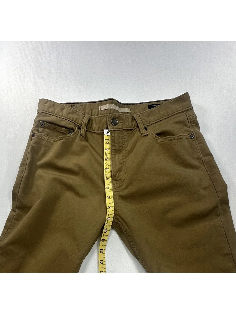 Banana Republic Slim Straight Travel Jeans Brown Mens 32/32
